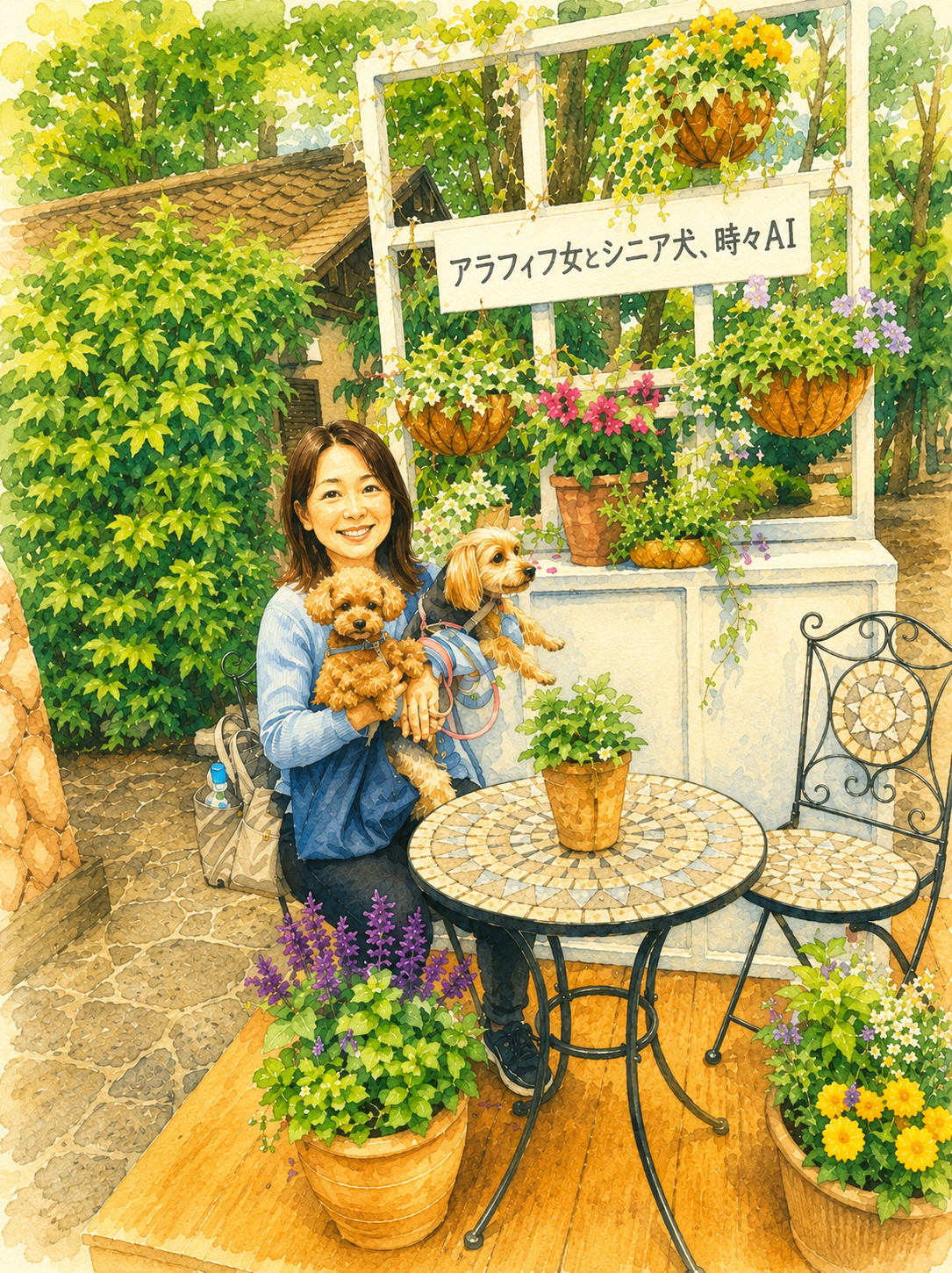 愛犬と私